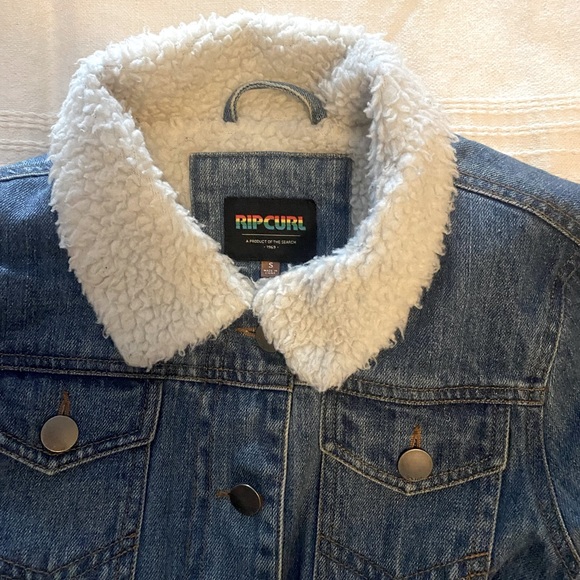 Sherpa jean jacket - Picture 2 of 2